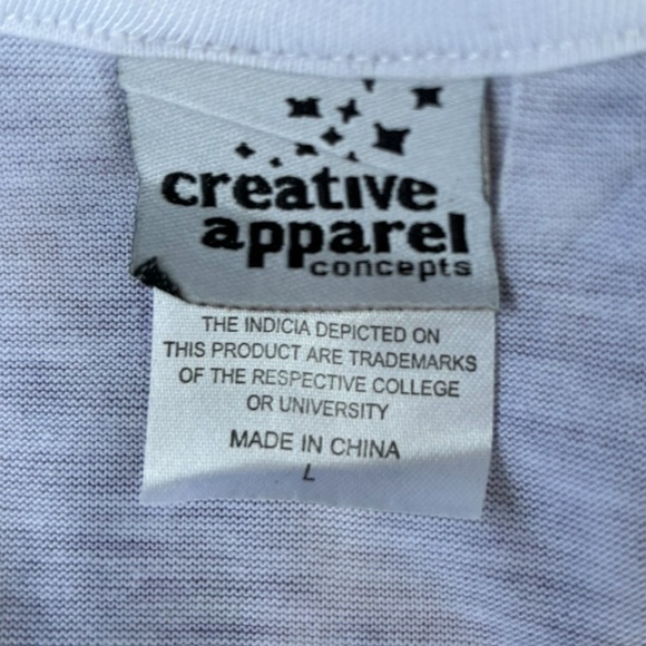 Geaux Tigers LSU Short Sleeve Bling Shirt by Creative Apparel Concepts Size L - Picture 5 of 7